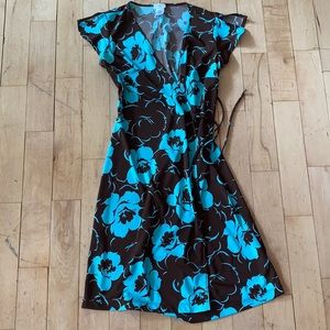Jaclyn Smith Wrap Dress Sz S